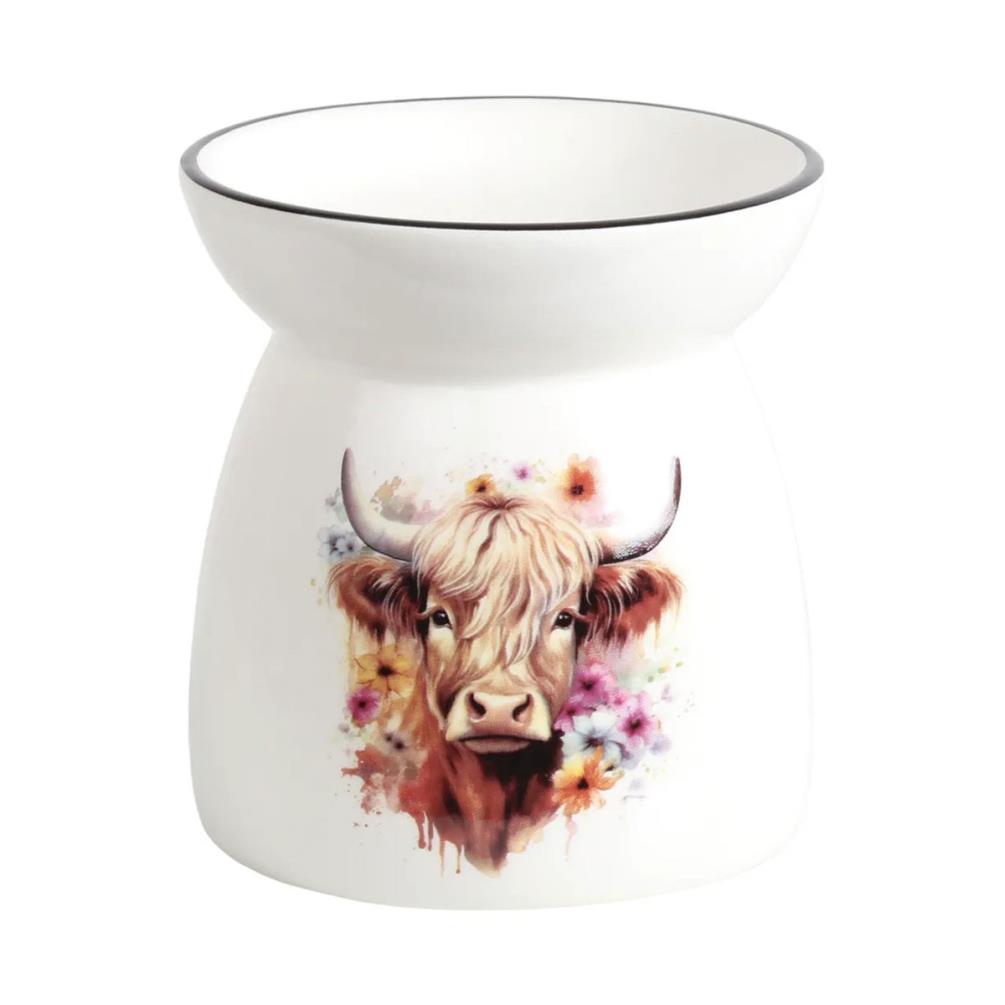 Aroma Highland Cow Ceramic Wax Melt Warmer £4.94